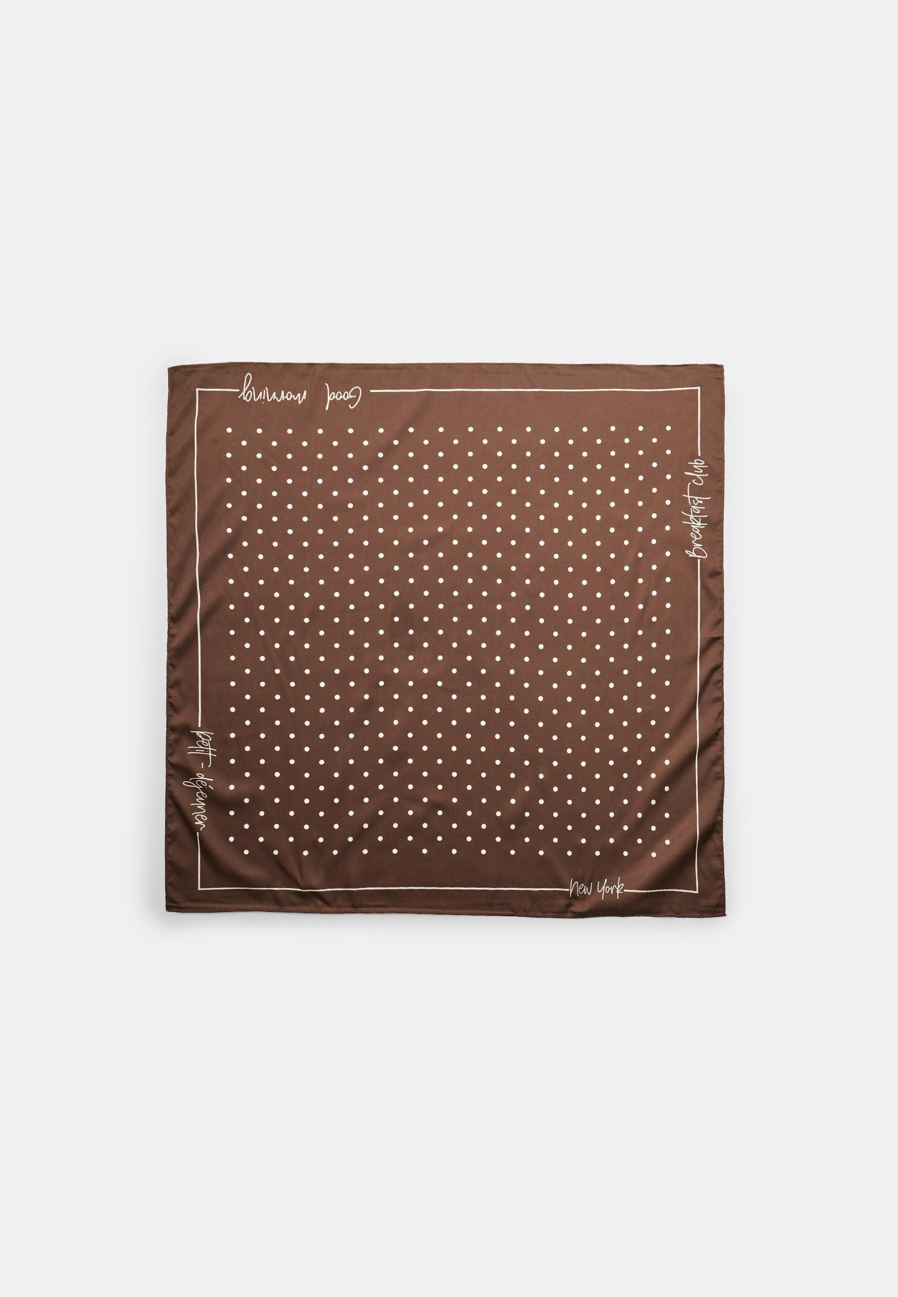 Polka dot scarf - Women's fashion | Stradivarius United Kingdom | Stradivarius (UK)