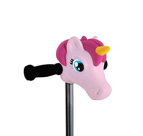 Scootaheadz Unicorn: Kids Scooter Accessories | Scootaheadz Scooter Unicorn Head | Light Pink | Fits Most Childrens 2 Wheeled and 3 Wheeled Scooters | T-Bar Handle Scooter Unicorn Head for Girls | Amazon (US)