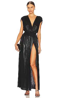 Norma Kamali Athena Gown in Black from Revolve.com | Revolve Clothing (Global)