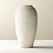 Torino Modern Textured White Vase + Reviews | CB2 | CB2
