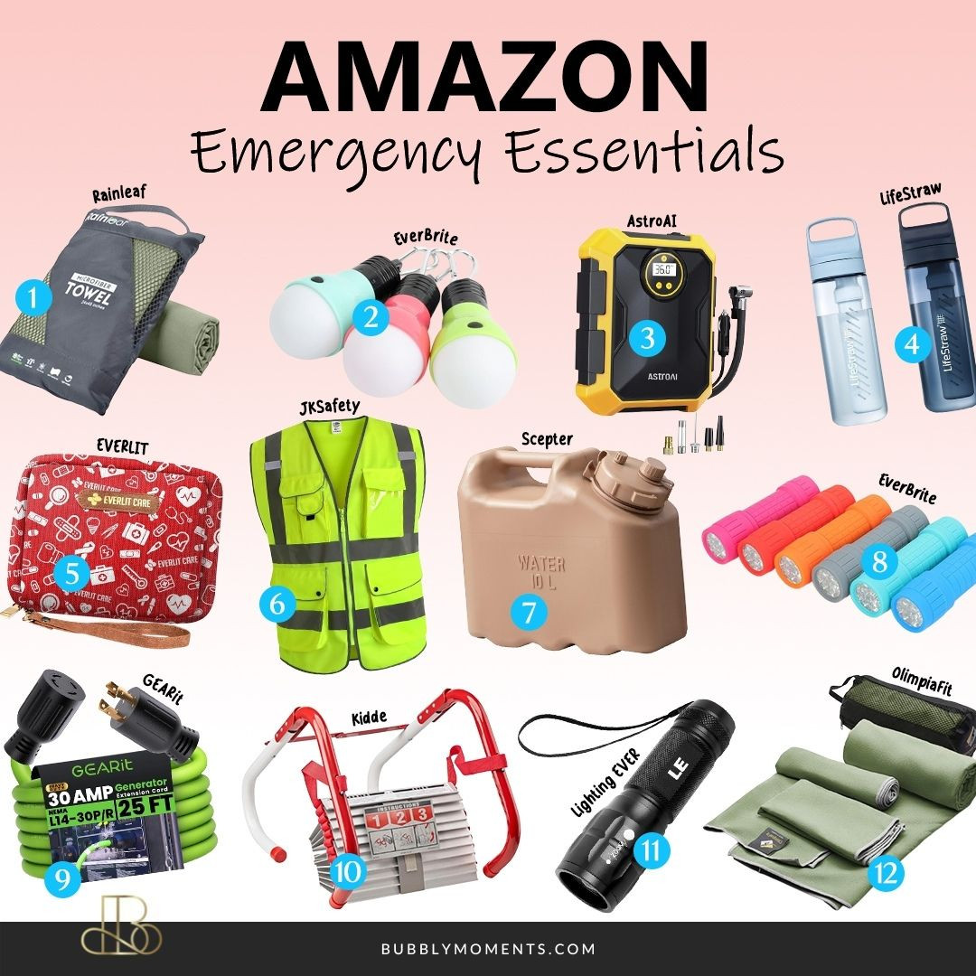 Be ready for the unexpected with these Emergency Essentials from Amazon. These simple items are great to keep at home, in your car, or in your bag. They can help you stay safe and prepared during power outages, travel delays, or small emergencies.
Having a few emergency essentials ready can make life easier when something unexpected happens. These helpful finds are practical, easy to store, and good to have just in case.
If you’re building an emergency kit or adding useful items to your home, these are great essentials to keep nearby. Tap the product images to check them out and save this post so you can find them later in my LTK shop.
#LTKFinds #LTKAmazon #LTKHome #LTKDailyFinds #LTKMustHave #LTKHomeEssentials #LTKCreator #LTKTrending #EmergencyEssentials #EmergencyKit #HomeSafety #SafetyFirst #FamilyPreparedness #EverydayEssentials #AmazonFinds #AmazonFavorites #HomeMustHaves #BePrepared 

 
