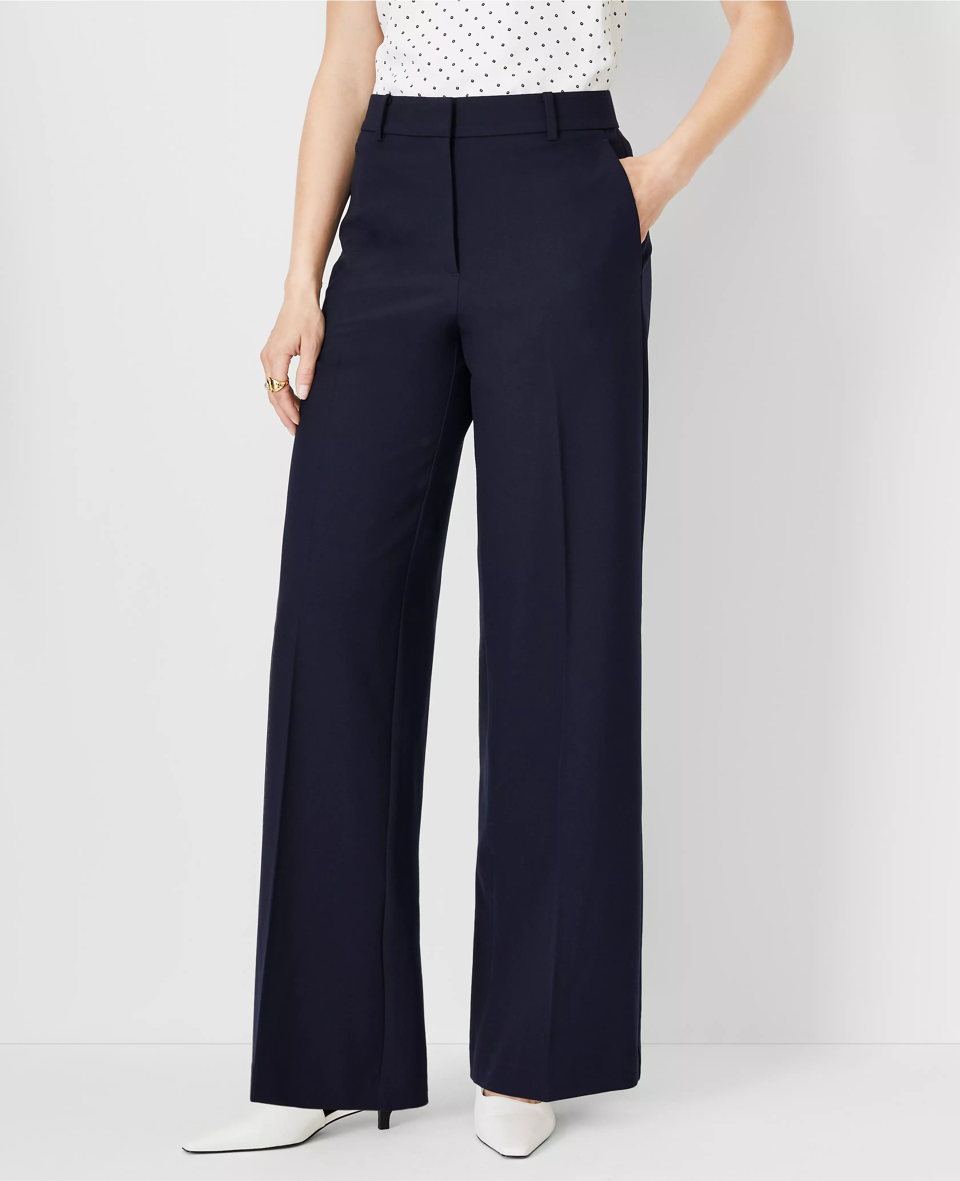 The Wide Leg Pant in Seasonless Stretch | Ann Taylor (US)