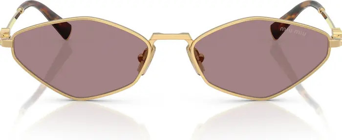 Miu Miu 56mm Irregular Sunglasses | Nordstrom | Nordstrom