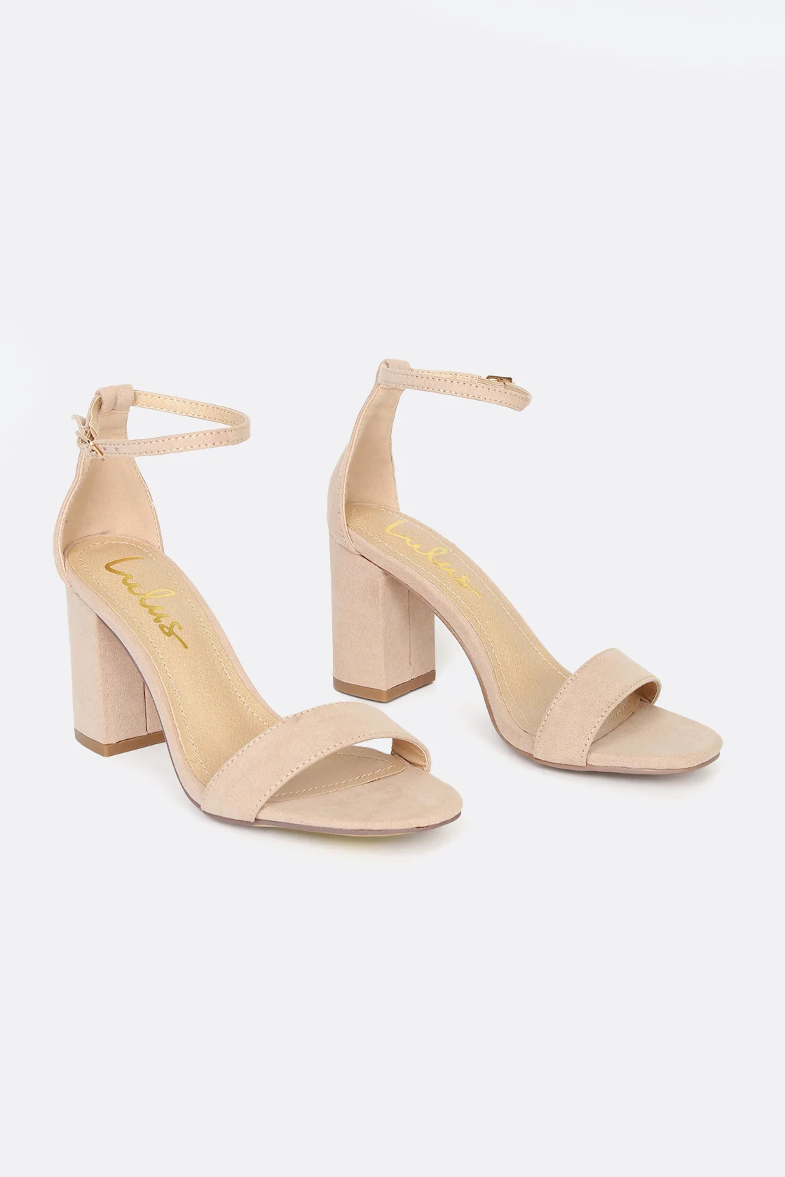 Arylee Light Nude Suede Ankle Strap Heels | Lulus