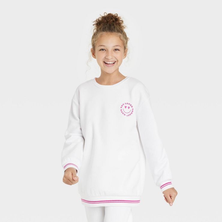 Kids' Fleece Crewneck Sweatshirt - art class™ | Target