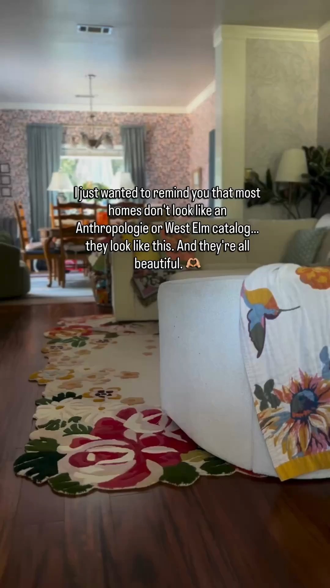 Send this to your bestie who needs a reminder their home is perfect and cozy, even if it isn’t furnished with high-end pieces or not their ideal forever home. 🩷💙

#southernliving #makehomeyours
#makehomematter #southernhome #cozyhome #livingroomview #vintagedining #diningroomstyle #grandmillennial #oldandnew #secondhandfinds #cottagekitchen



#LTKstorytime #LTKmomlife #LTKdayinmylife