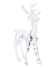 12in Acrylic Clear Reindeer | The Hostess | T.J.Maxx | TJ Maxx
