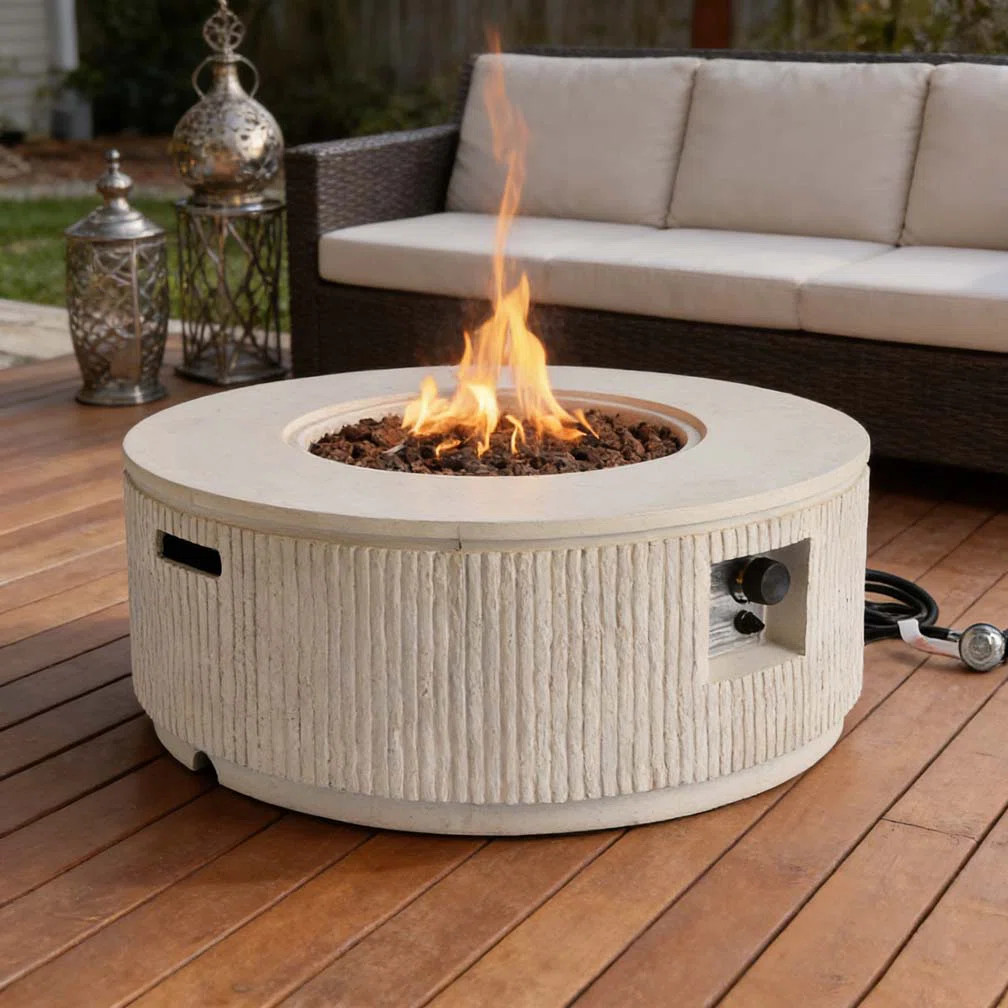 38.19'' MGO Propane Outdoor Fire Pit | Wayfair North America