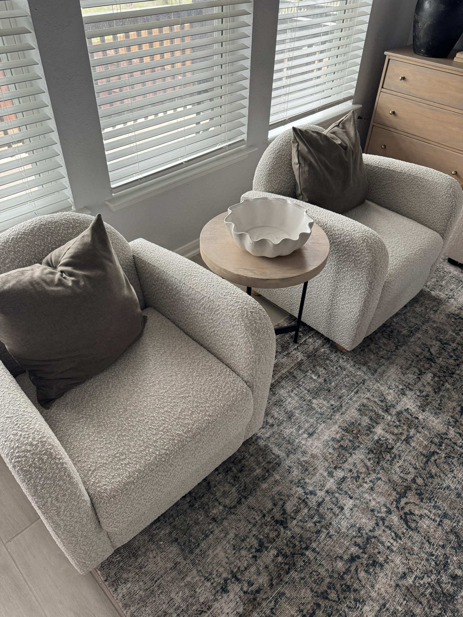 Living room boucle chairs! 

#LTKhome