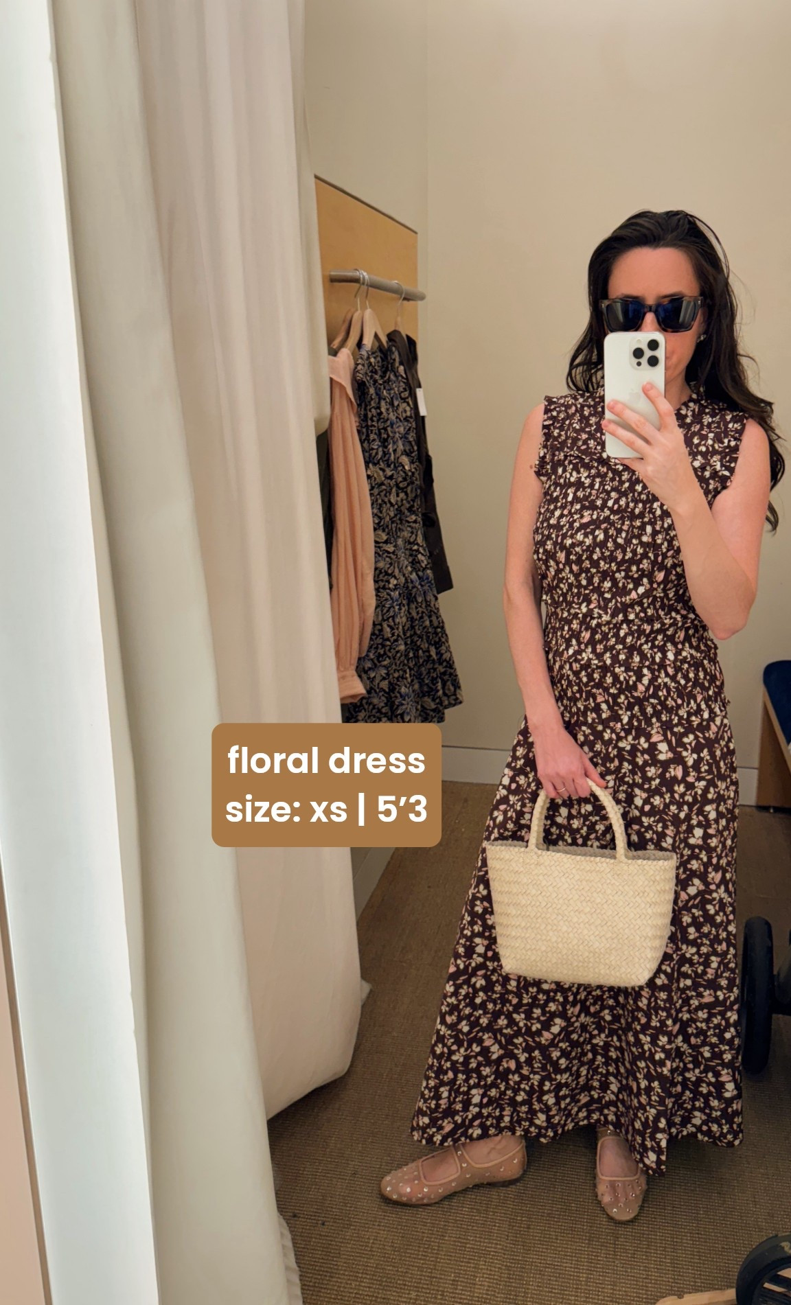 floral midi dress, xs

#LTKxMadewell #LTKSeasonal
