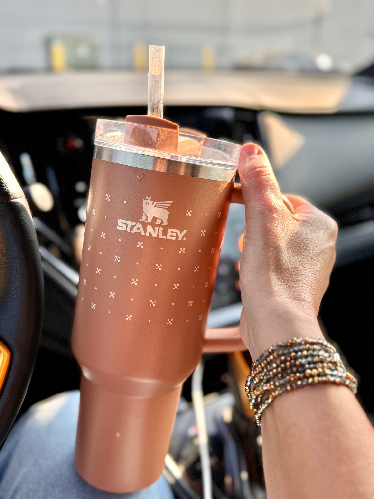NEW! Stanley + Hearth and Hand 40oz 
Color: Deep Clay Orange 