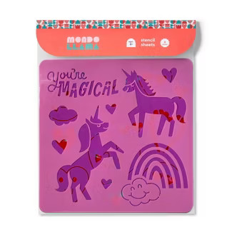 6pk Stencil Sheets - Mondo Llama™ | Target