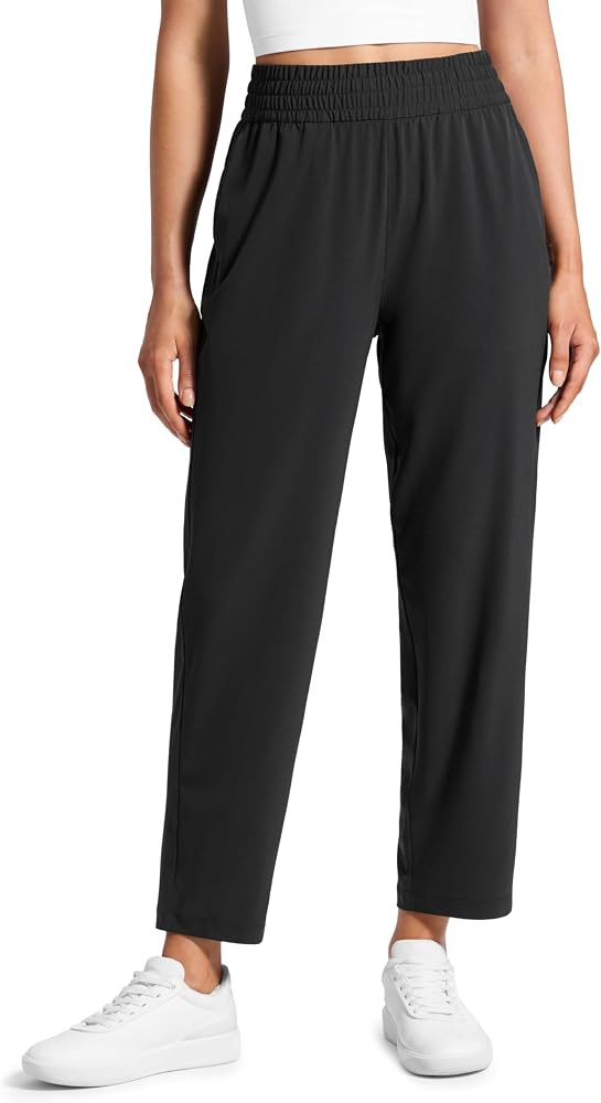 CRZ YOGA Drapey Tapered Ankle Pants 27" | Amazon (US)