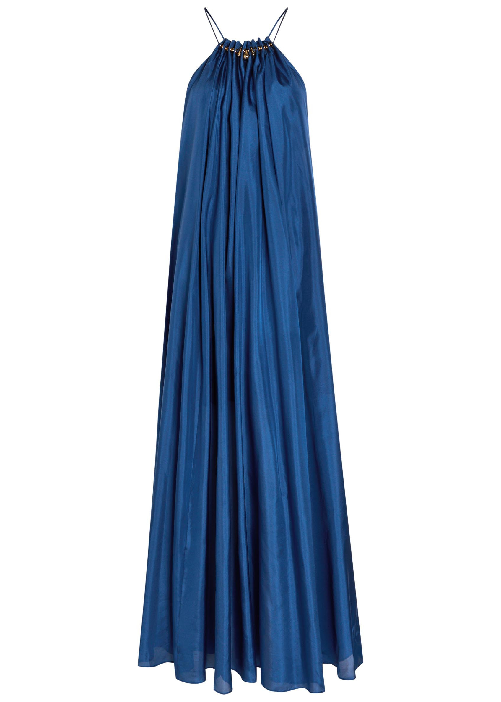Aster gathered silk maxi dress | Harvey Nichols