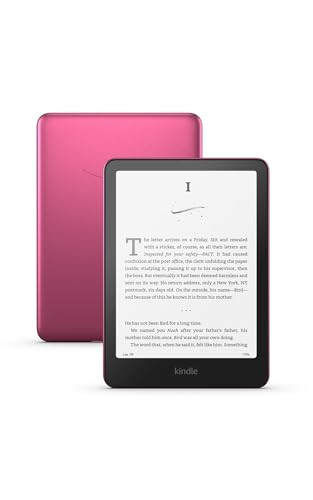 Amazon Kindle Paperwhite Signature Edition 32GB (newest model) – 20% faster with auto-adjusting front light, wireless charging, and weeks of battery life – Metallic Raspberry | Amazon (US)