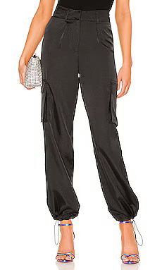 superdown Seleste Drawstring Jogger Pant in Black from Revolve.com | Revolve Clothing (Global)