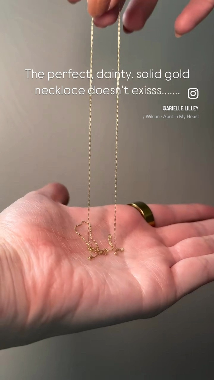 This dainty, solid gold necklace goes with anything and everything and it is available on Amazon! I love it so much. 

#LTKStyleTip #LTKFindsUnder100