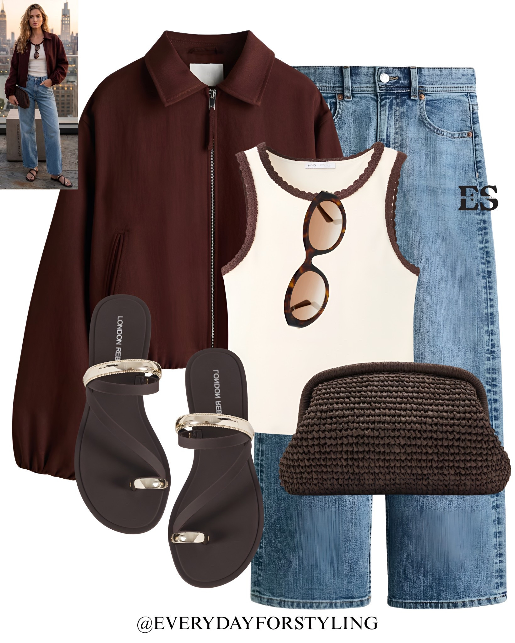 Chocolate brown never looked this good on a budget 🤎

H&M new arrivals | H&M spring jacket | bubble hem jacket outfit | spring jacket styling | how to style a bomber jacket | H&M fashion finds | spring outfit ideas 2025 | quiet luxury outfits | elevated casual style | neutral outfit ideas | cream outfit aesthetic | chocolate brown outfit | wide leg jeans outfit | H&M affordable fashion | spring wardrobe essentials | chic spring looks | Valentino bag outfit | YSL bag outfit | Hermes sandals dupe outfit | best H&M pieces 2025 | spring style | summer outfit ideas | parisian fashion | old money style | summer outfits | summer outfit ideas | how to wear | what to wear | ways to style | everydayforstyling 

#zara #SpringJackets #hmJacket #SpringOutfitIdeas #JacketwithJeans    

#LTKootd #LTKSaleAlert #LTKSeasonal