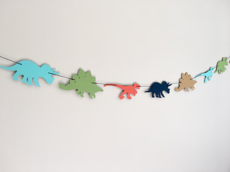 Dinosaur Banner in Custom Colors | Dino Party | Dinosaur Party Decorations| Dinosaur Room Theme |... | Etsy (US)