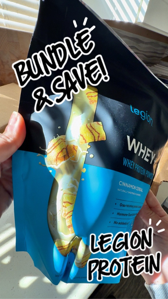 One of my most trusted brands and most delicious tasting protein powders! This one tastes exactly like Cinnamon Toast Crunch Cereal 🤩

High protein, low carb.. helping you smash your fitness goals 💪🏼💥 

TikTok Black Friday SALE 🔗: https://www.tiktok.com/t/ZPHTYM7ehQsef-c5gBu/

#protein #proteinpowder #legion #highprotein #highproteinlowcarb #lowcarb