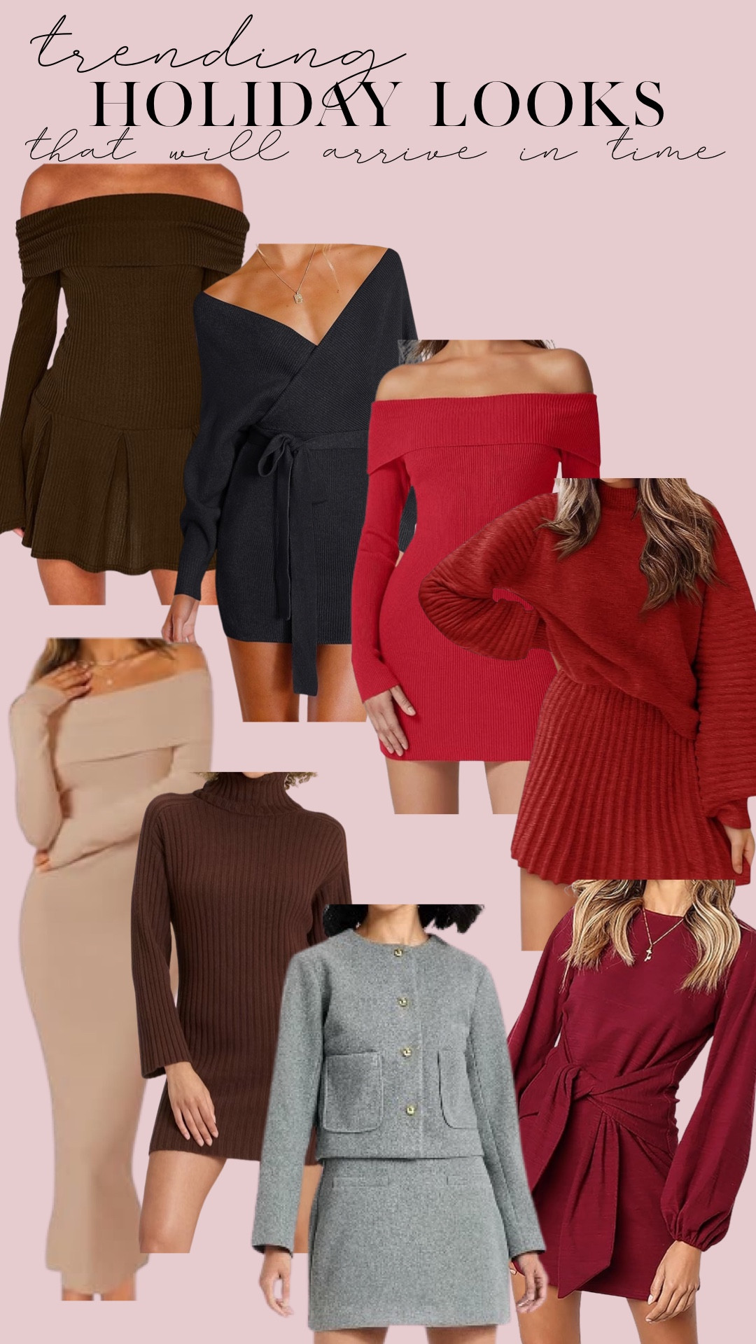 Last-minute Christmas outfit ideas that will arrive in time! Amazon outfits, target outfit, sweaters, Christmas Eve outfit 



#LTKootd #LTKHoliday #LTKgrwm