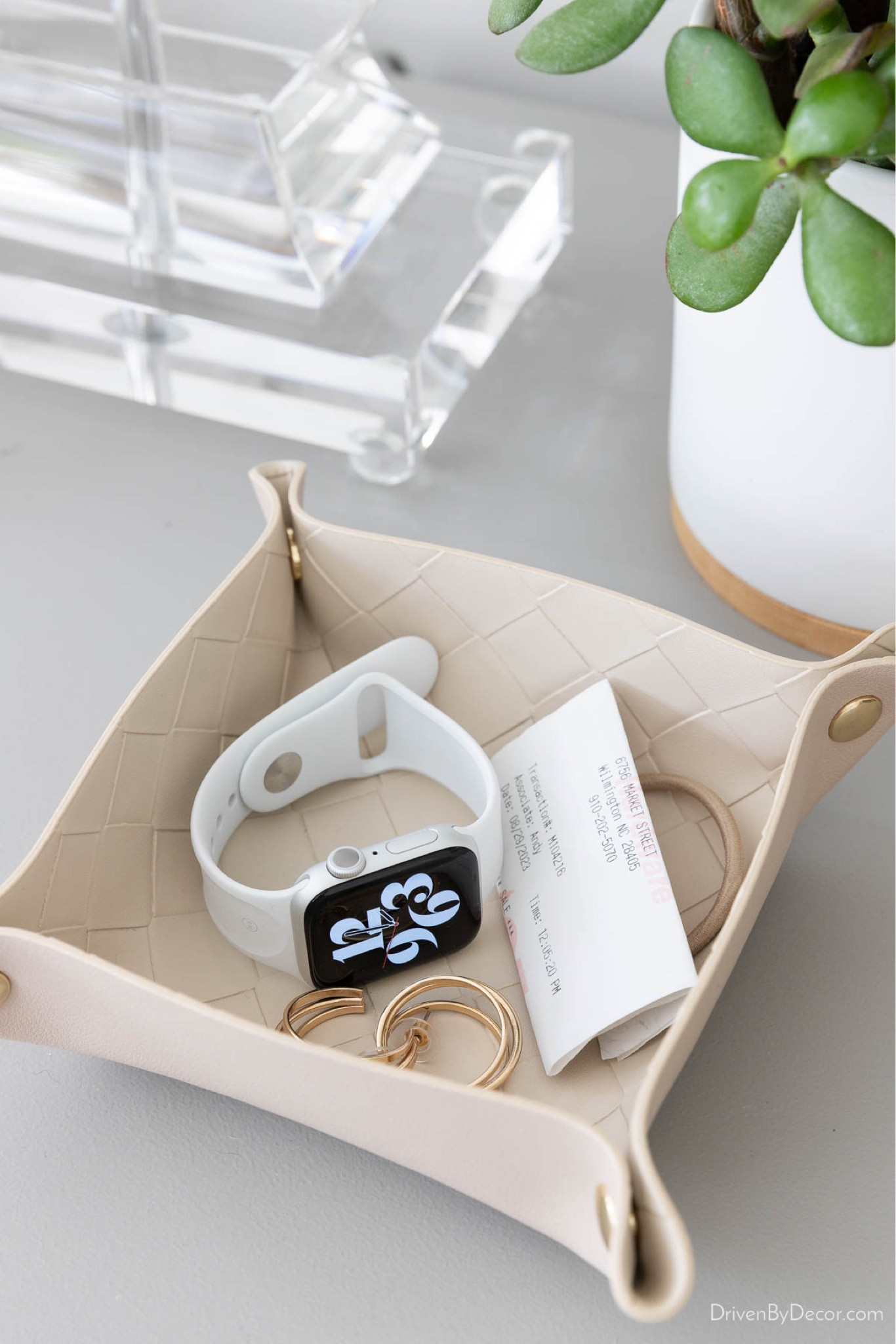 Love this simple catch-all tray on our bedroom dresser! Lots of color options! 

#LTKhome #LTKfindsunder50