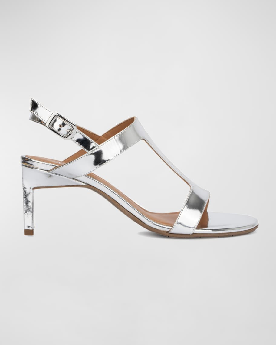 Rosetta Metallic Slingback Sandals | Neiman Marcus