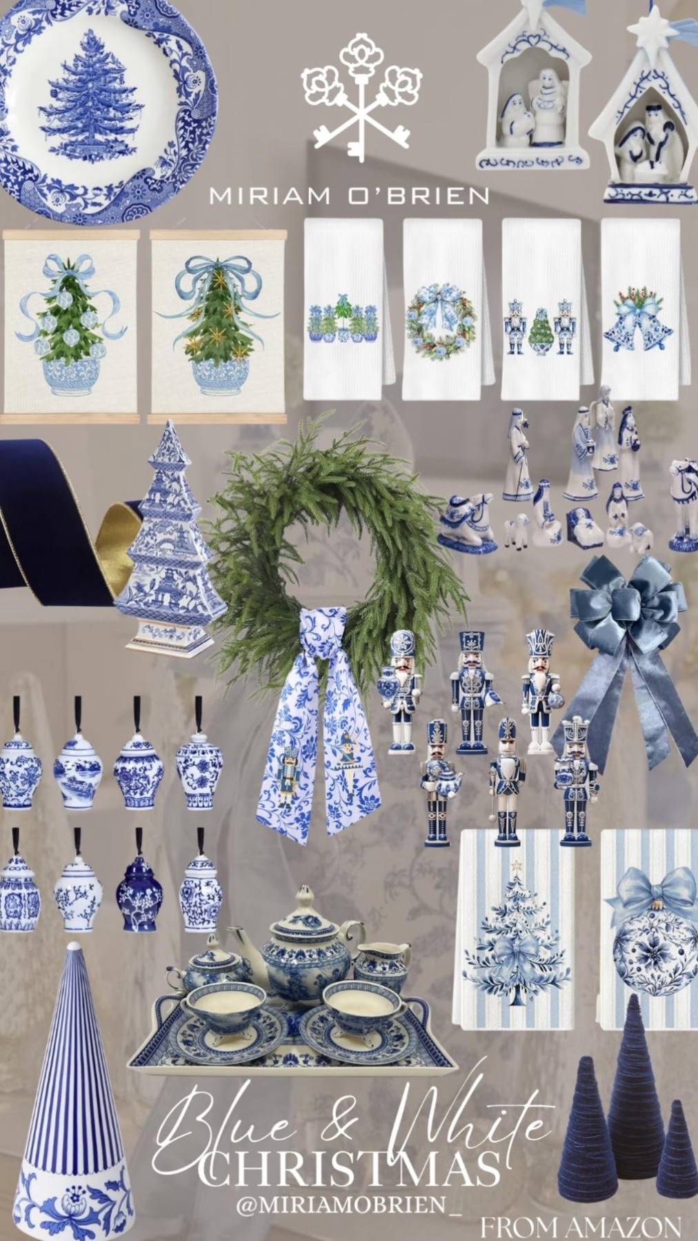 The blue and white Christmas from Amazon!

Follow me at @miriamobrien_ on IG and TikTok! 

#LTKHoliday #LTKHome #LTKOver40

#LTKHoliday #LTKHome #LTKOver40