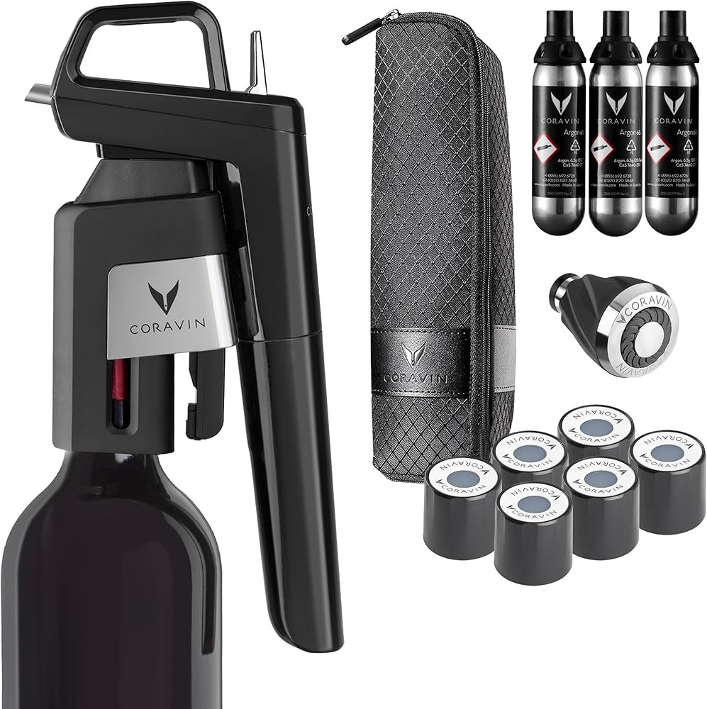 Coravin Timeless Six Plus Wine Preservation System - by-The-Glass Wine Saver - Wine Aerator, 3 Ga... | Amazon (CA)