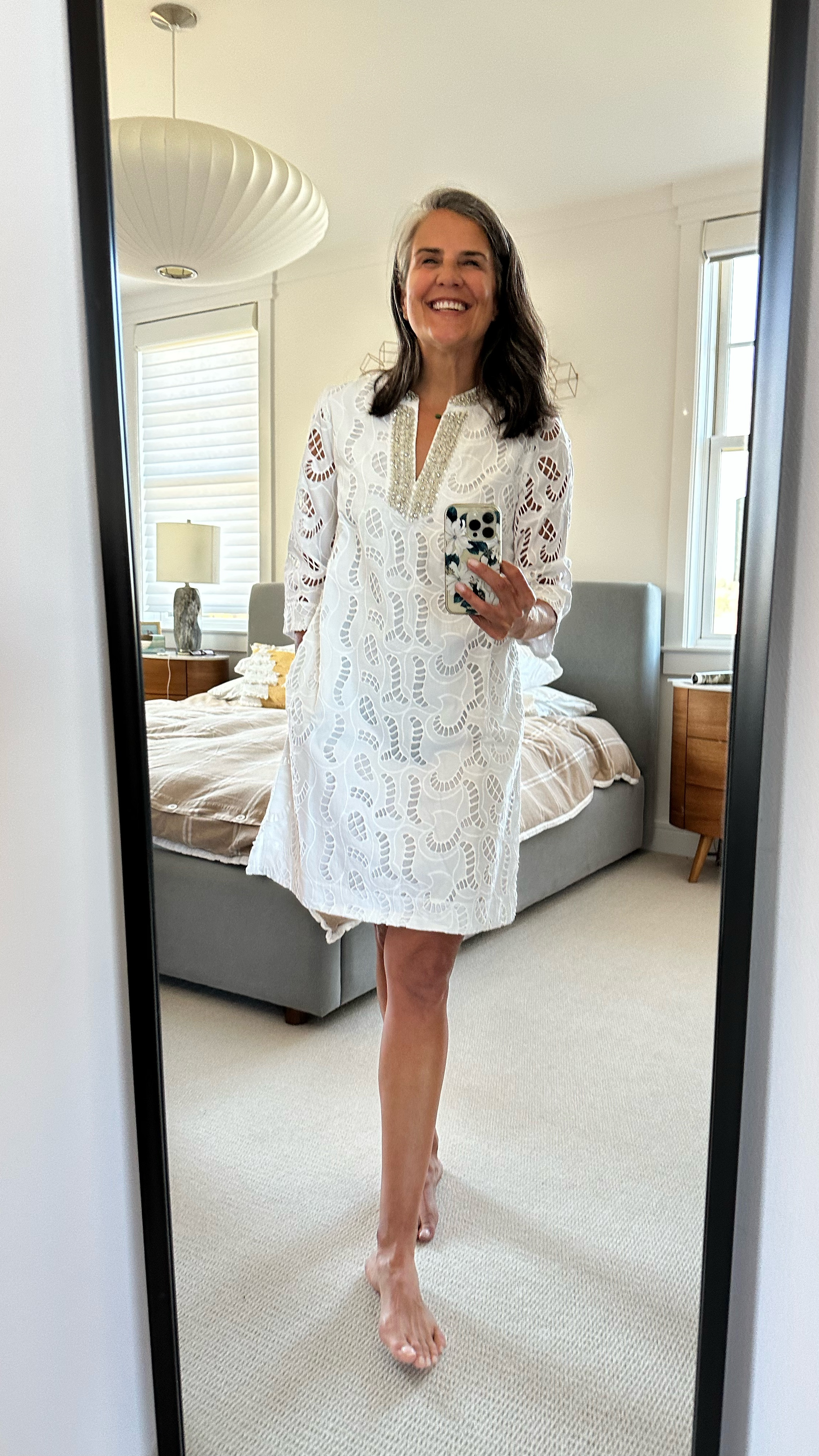 With winter in the rearview mirror, I’m thinking about my summer travel. This Chico’s dress is going to go everywhere with me! ☀️