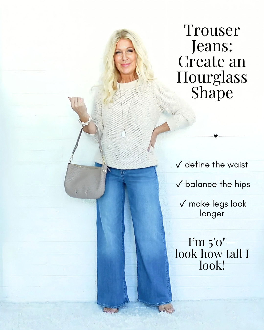 I’m 52—and these are the jeans I’m buying for fall. 🍂👖

Because the right jeans can make you look instantly taller, slimmer, and more polished.

Even when you’re only 5'0" like me!

These are not cheap, budget jeans.

They offer quality construction, flattering proportions, and fits designed to enhance your figure.

My “Magic Jeans” were my #1 bestseller all August—and the dark wash has arrived just in time for fall. 🙌

The most popular sizes always disappear first!

Comment JEANS! 🛍️

Valarie 👙

#fallfashion2026 #falljeans #fashionover50 #womenover50 #petitefashion
 

 #LTKSeasonal #LTKOver40 #LTKPetite