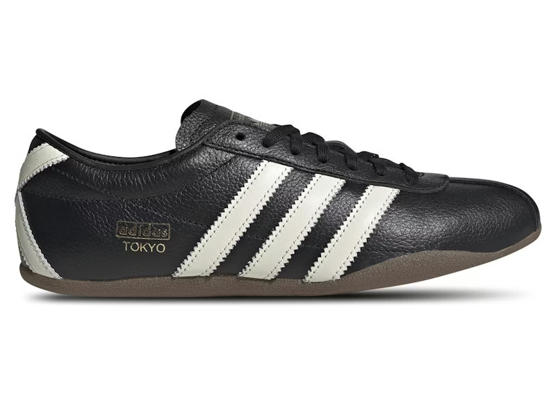 Adidas Tokyo Black (Women's) Sneakers in Core Black/Off White/Gold Metallic | StockX