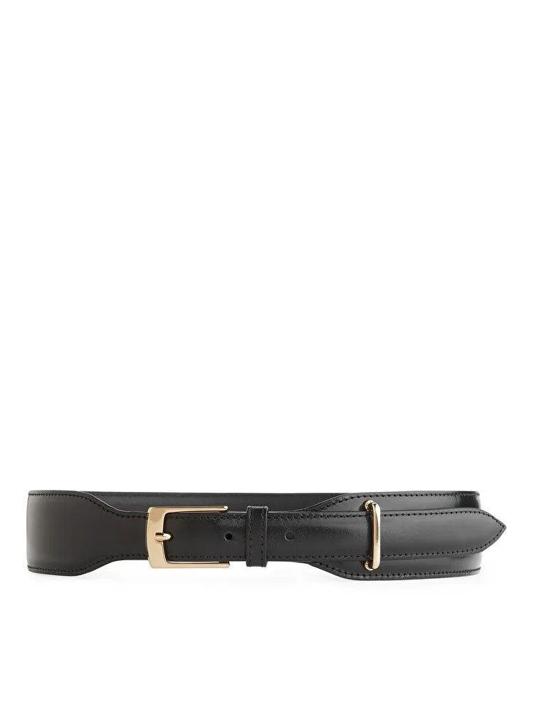 High Waist Leather Belt | ARKET (US&UK)