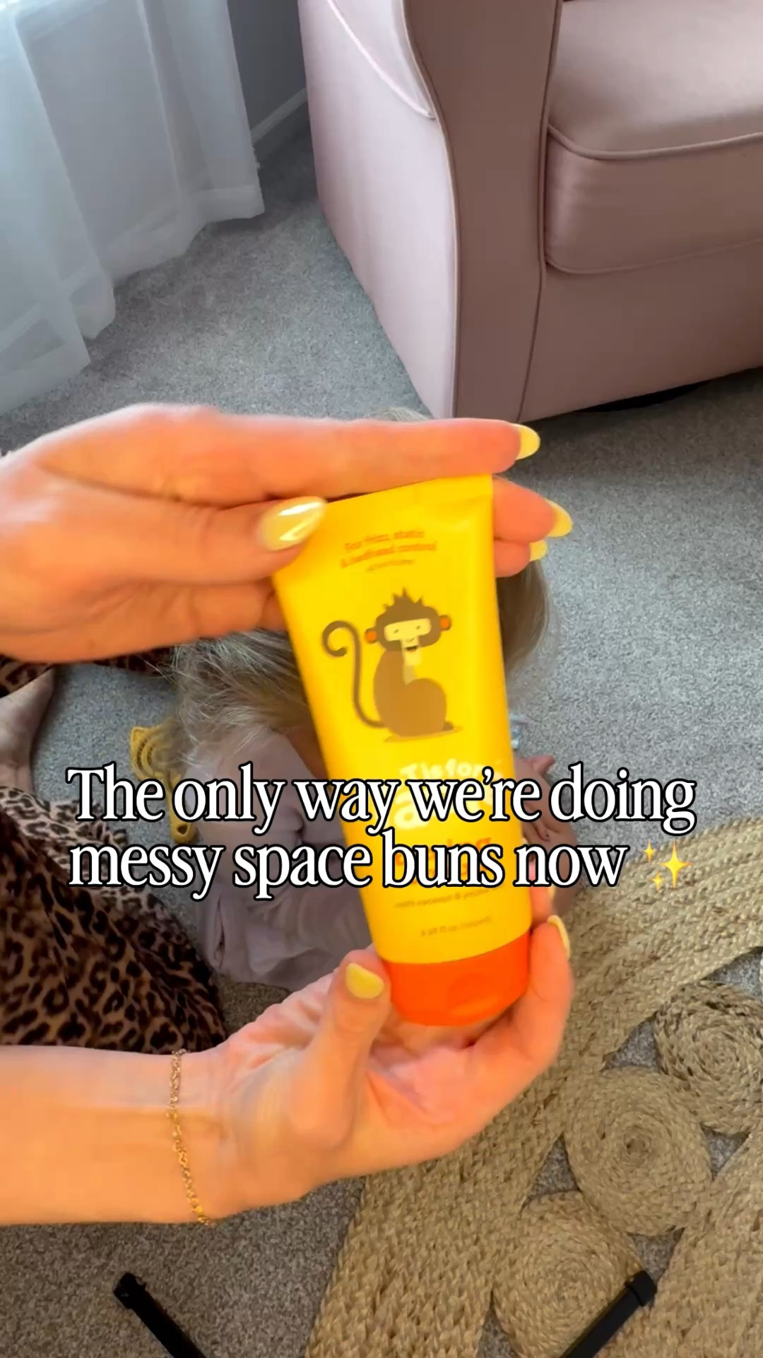 We’ve been loving this viral messy bun lately 🤍✨ and I get asked all the time how we do it… so here it is!!

A little @tisfortame taming cream + their new detangling brush = the smoothest, easiest bun in seconds 🙌🏼 then we secure it with these non-pull hair elastics for that perfect messy look
Top it all off with these cutie daisy clips from @eviepearlhandmade 🌼✨

And you already know we had to add a little sparkle ✨ with our @hallyhair confetti because… everything’s better with glitter 💖


All my favorite @tisfortame products are linked in my LTK for you guys! 🤍

#tisfortamepartner #HallyInsider #messybunhack #easyhairtutorial #momlifehacks

#LTKmomlife #LTKmorningroutine #LTKKids