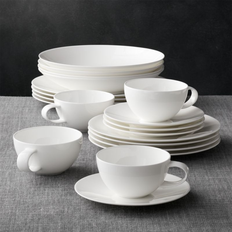 Bennett 20-Piece Dinnerware Set + Reviews | Crate & Barrel | Crate & Barrel