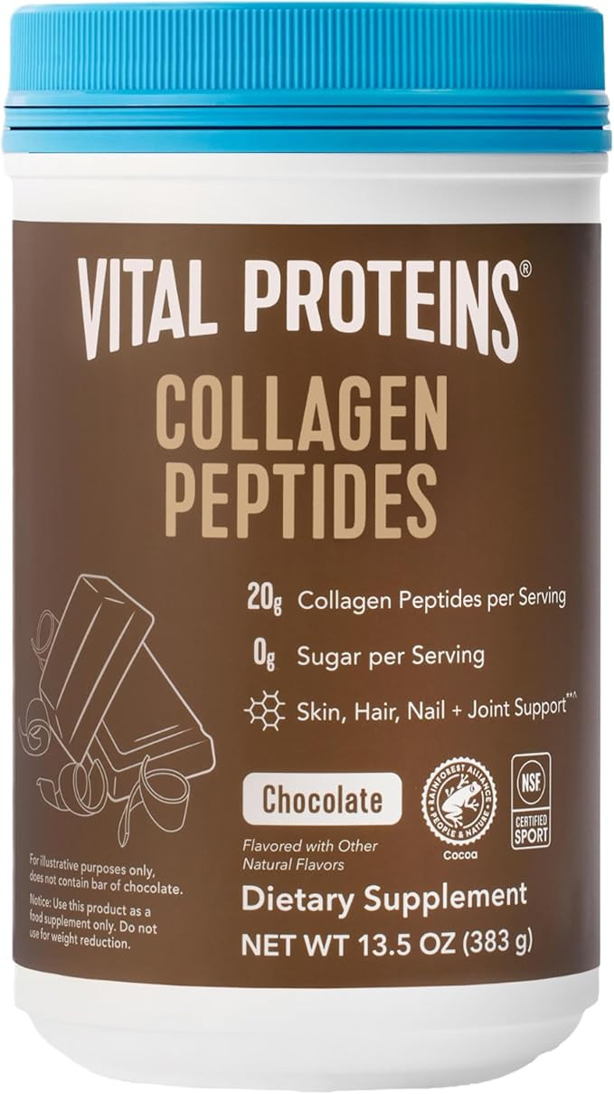 Vital Proteins Collagen Peptides Powder - Chocolate Powder for Hair, Nail, Skin, Bone & Joint Hea... | Amazon (US)