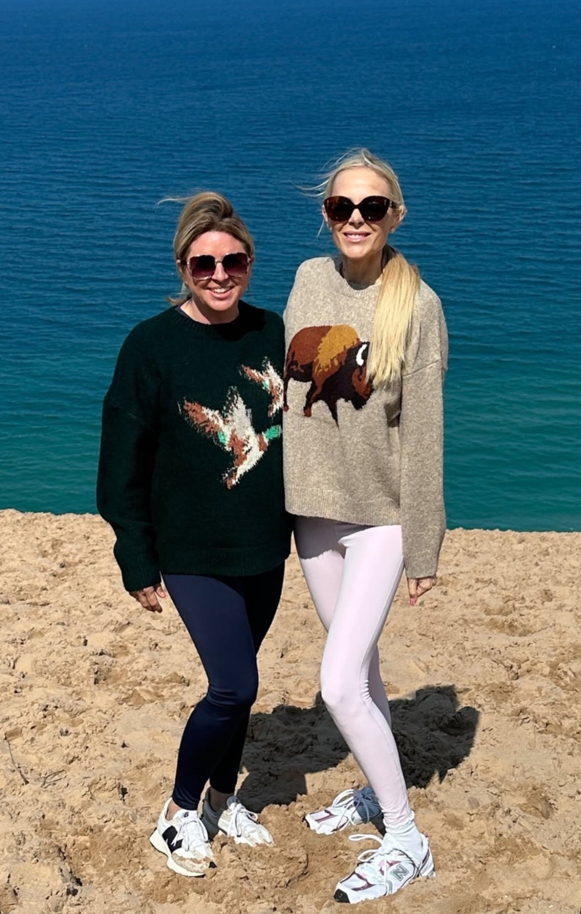 Summer sweaters!! It ended up being so cold today in Michigan! Had to get these sweaters to stay warm - linking a few lookalikes and favs to stay warm in cooler lake towns 🦆