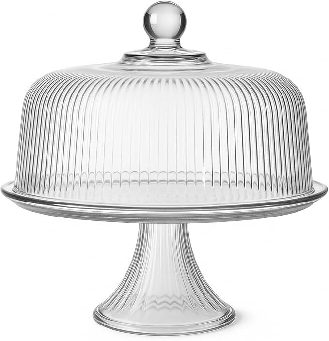 Anchor Hocking Monaco Cake Set, STD, Crystal | Amazon (US)