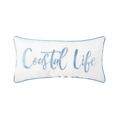 C&F Home Coastal Life Embroidered Throw Pillow | Target
