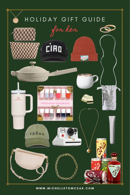 Holiday Gift Guide for Her 2023. Michelle Tomczak Blog. Jewelry + Sling Bag: code MICHELLE15 for 15% off your first order. Silver Bag & Green Hat: code: CYBERFUN for 25% off. 

#LTKCyberWeek #LTKHoliday #LTKGiftGuide