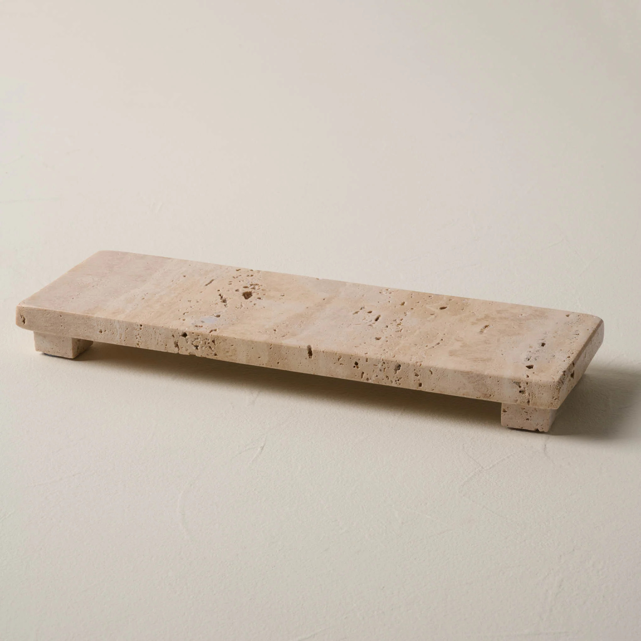 Travertine Vanity Riser | Magnolia