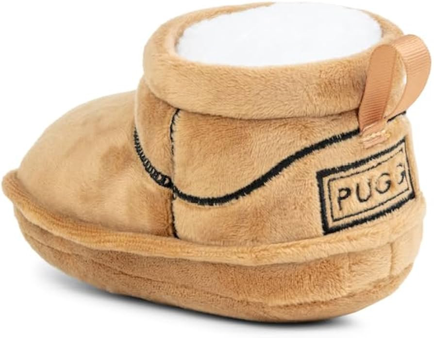 Muttzie Pugg Boot Dog Toy - Awesome Durable Parody Plush Designer Dog Toys with Squeaker for Fun ... | Amazon (US)