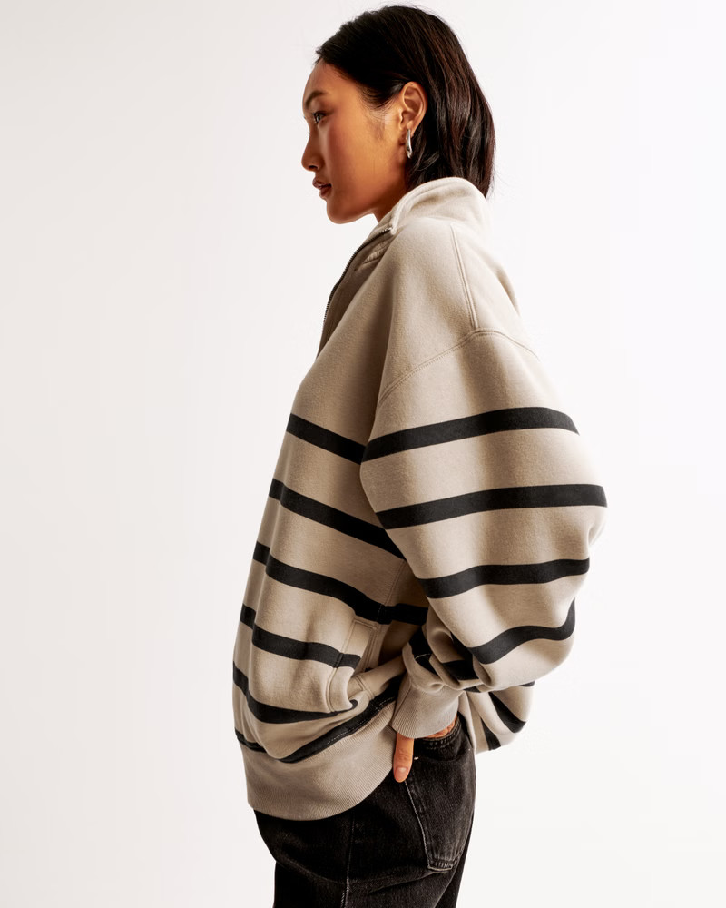 Essential Vintage Sunday Half-Zip | Abercrombie & Fitch (US)