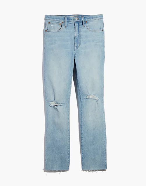 The High-Rise Slim Boyjean in Prentice Wash: Ripped Edition | Madewell