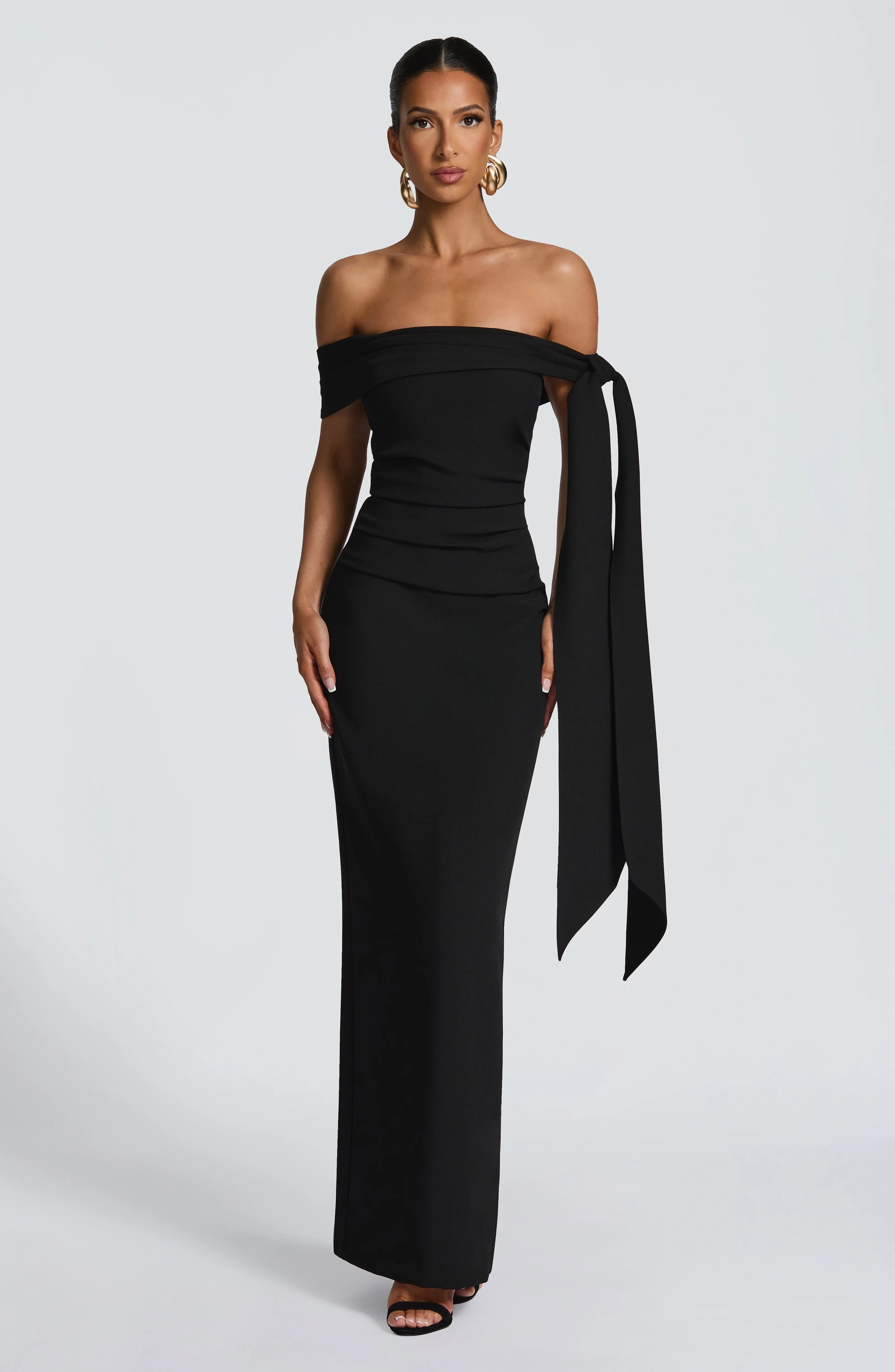 Addie Maxi Dress - Black | Babyboo (global)