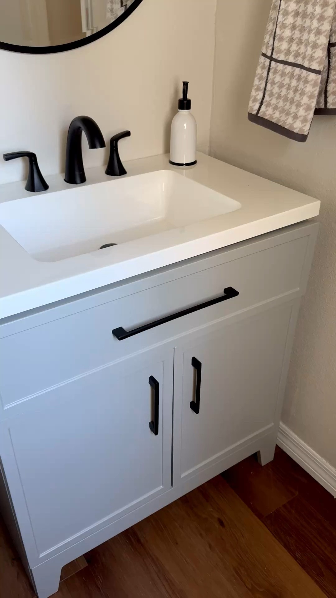 Bathroom decor for guest bath, bathroom vanity, modern farmhouse, bathroom accessories, home decor 

#LTKSeasonal #LTKdayinmylife #LTKHome