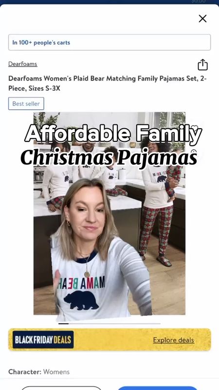Affordable family Christmas pajamas from Walmart! 

#LTKHoliday #LTKkids #LTKfamily