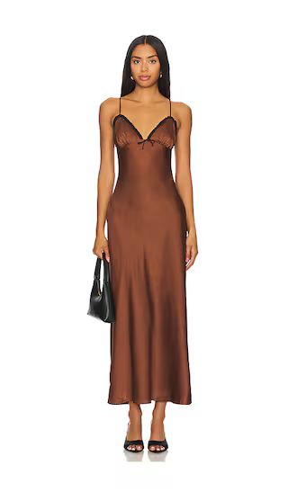 Camille Dress in Chocolate | Revolve Clothing (Global)