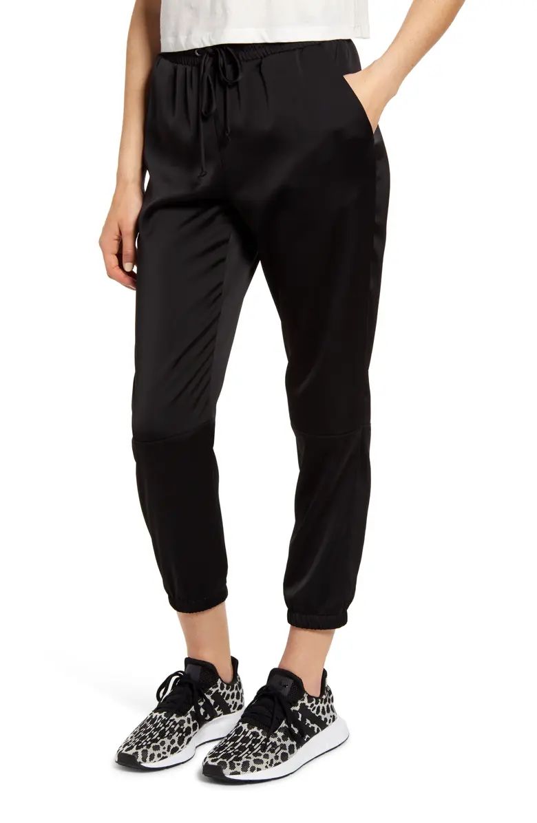 Stretch Satin Jogger Pants | Nordstrom