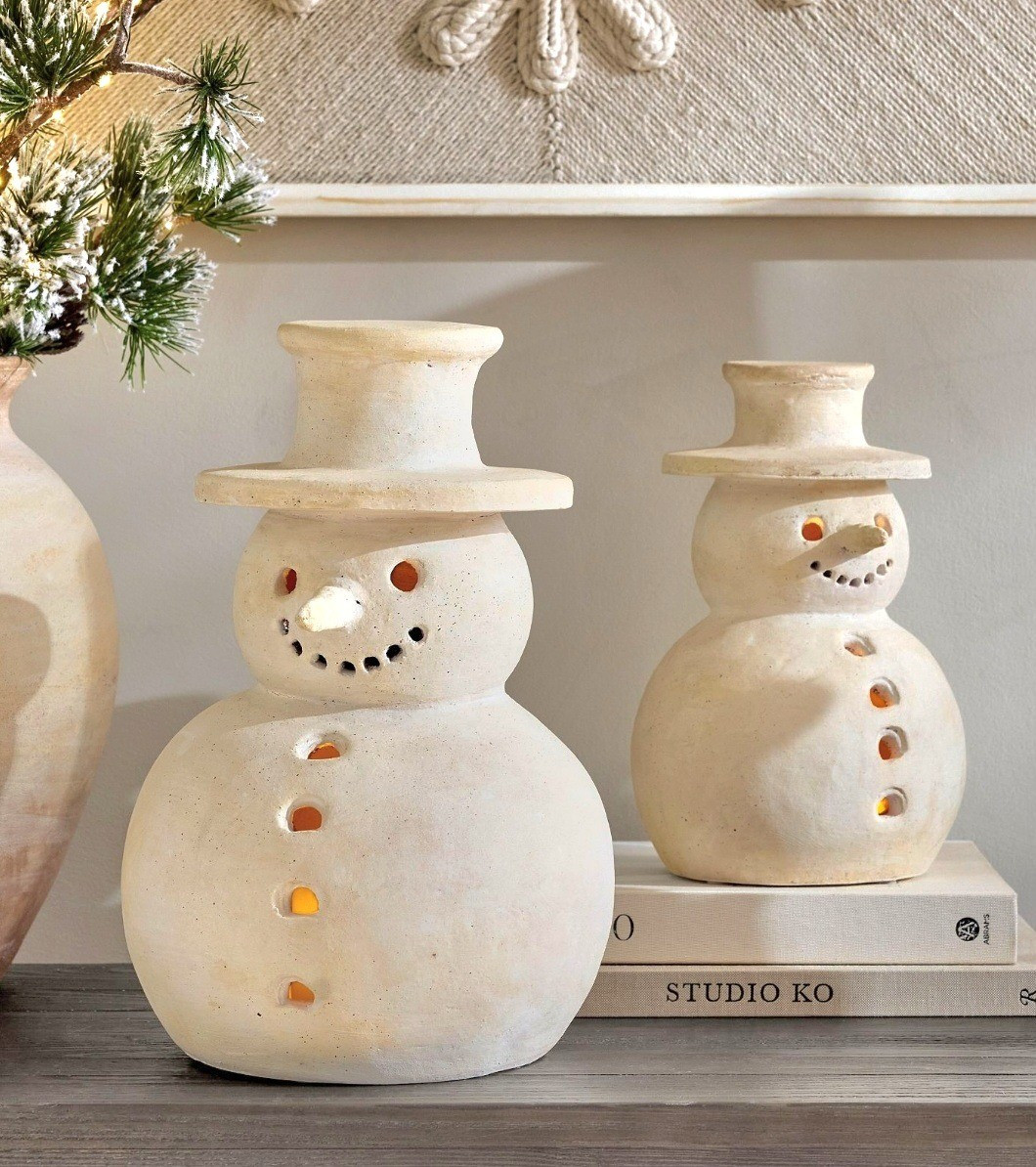 Pottery Barn terracotta snowman.

#LTKHoliday #LTKSeasonal #LTKHome